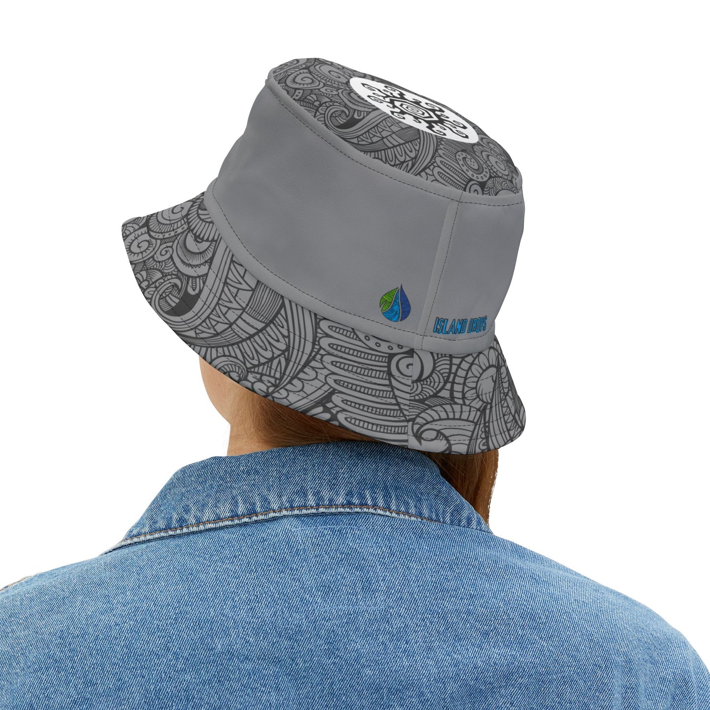 Hang Loose tribal gray Bucket Hat
