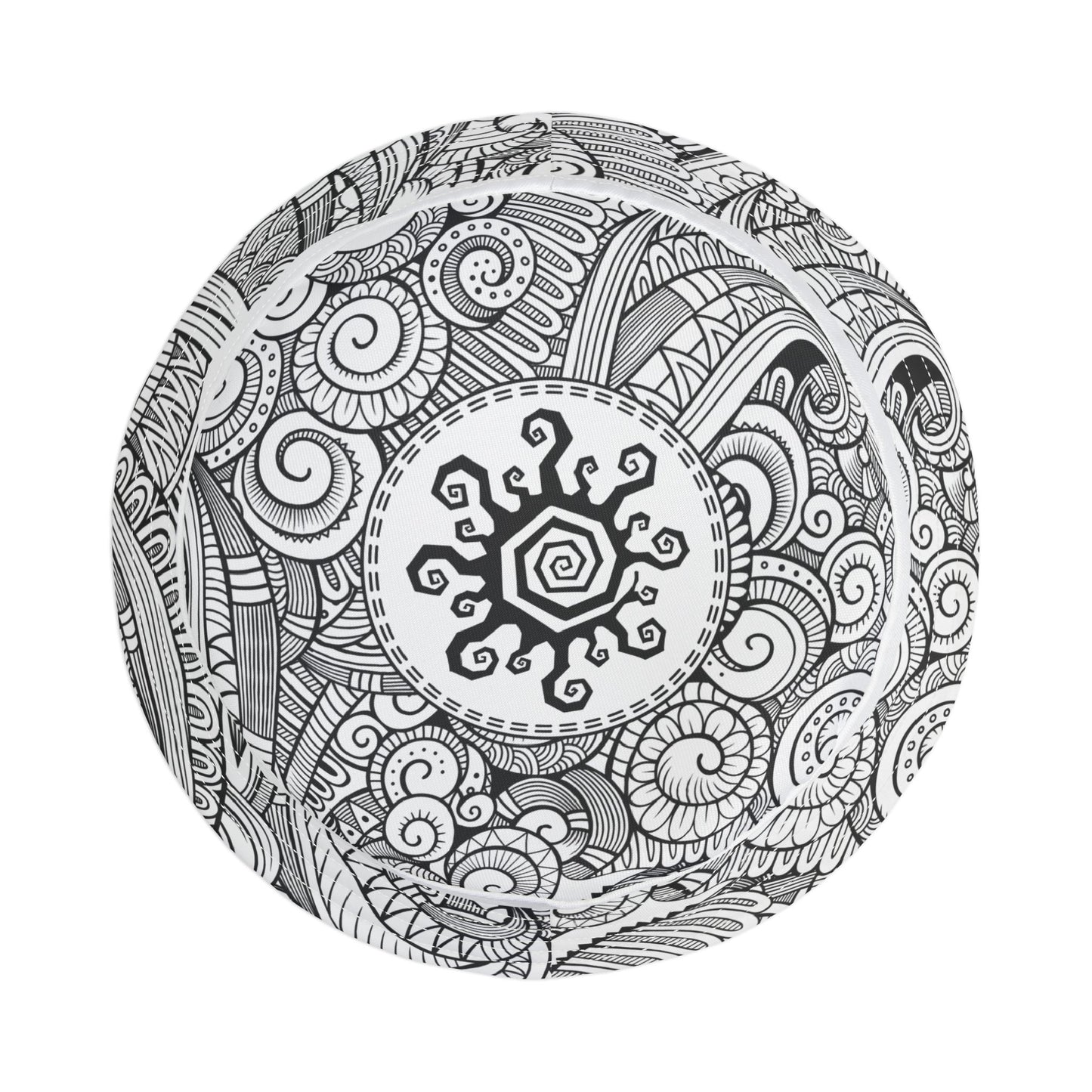 Hibiscus Island Drops tribal white Bucket Hat