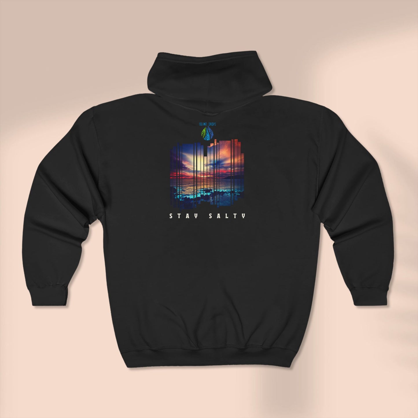 Stay Salty Sunset Full Zip Hoodie
