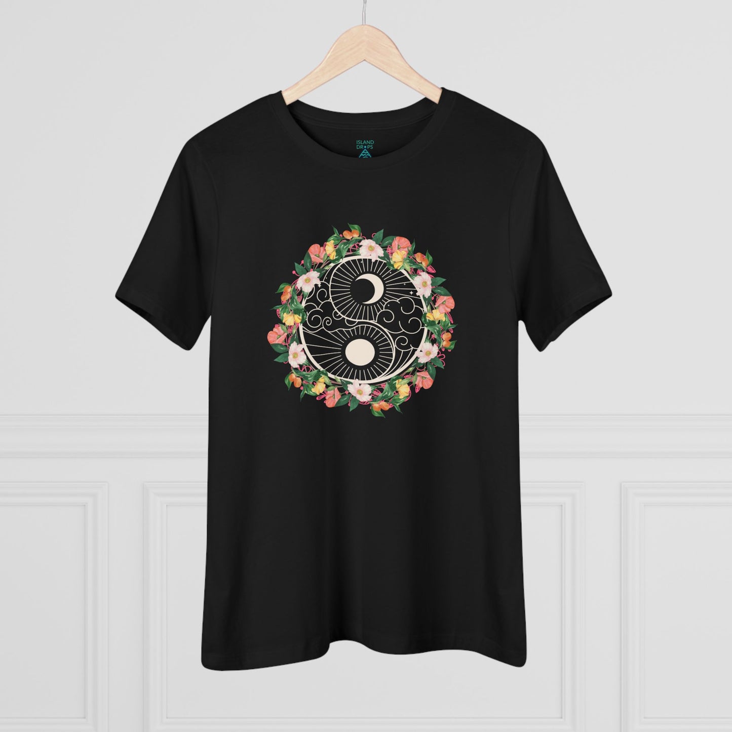 Yin Yang Floral Women's Tee