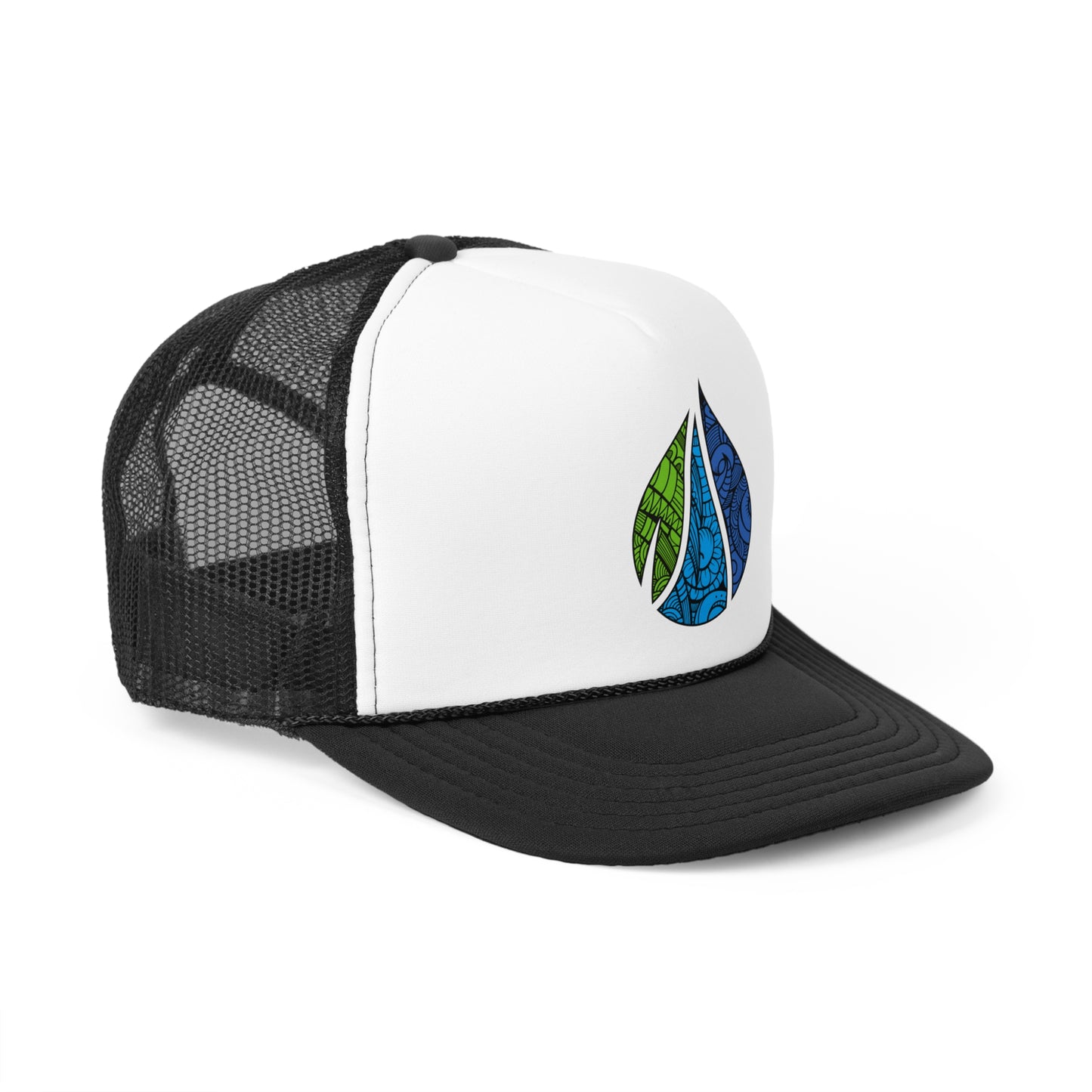 Trucker Snapback Cap  - Island Drops Logo