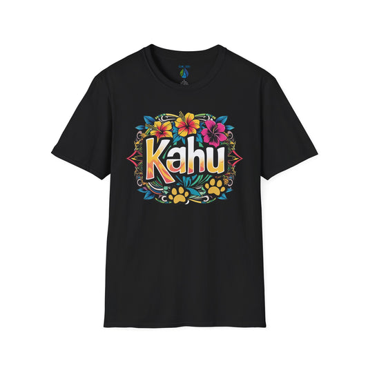 KAHU T-Shirt 3 Flowers