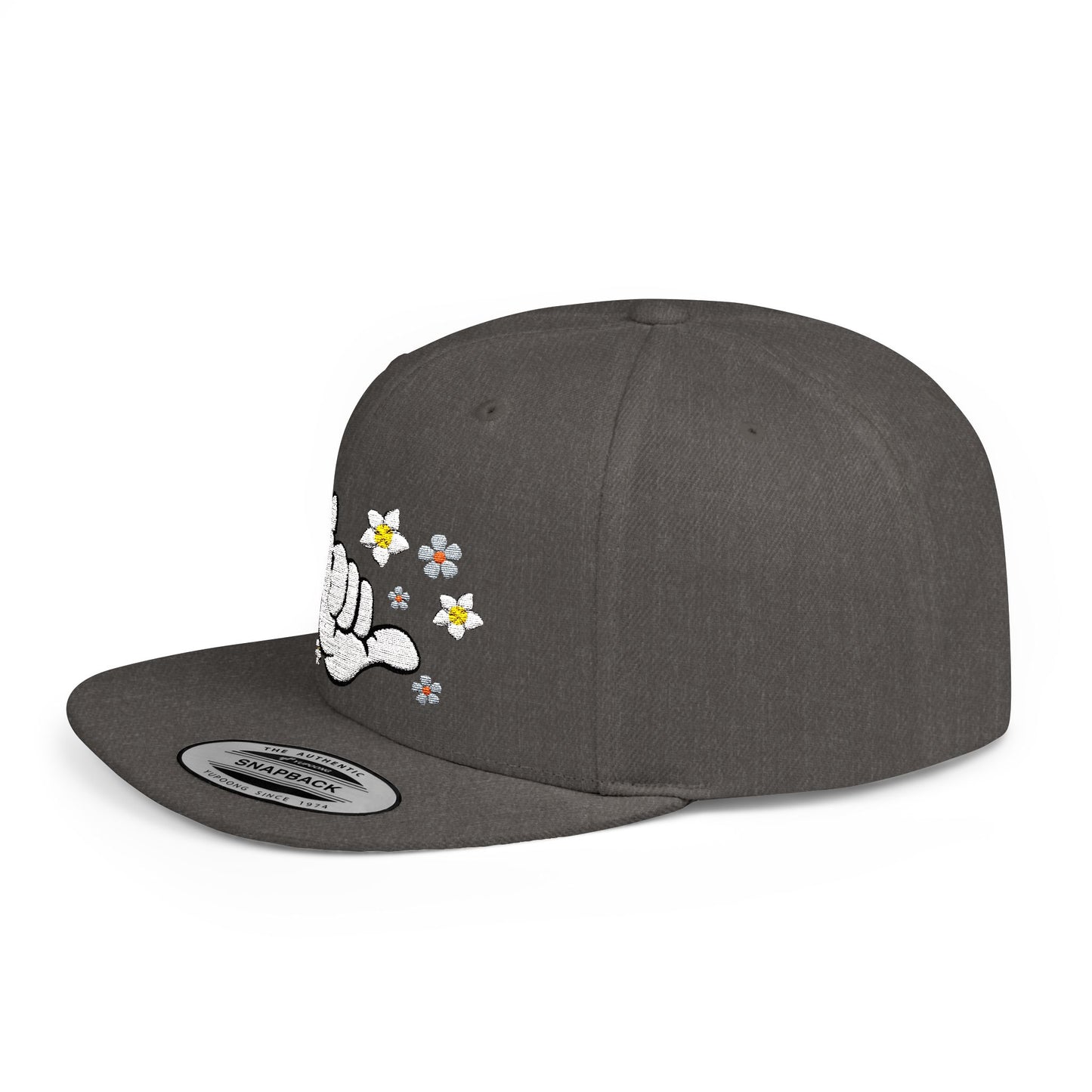 Snapback Cap - Hang Loose with Flowers