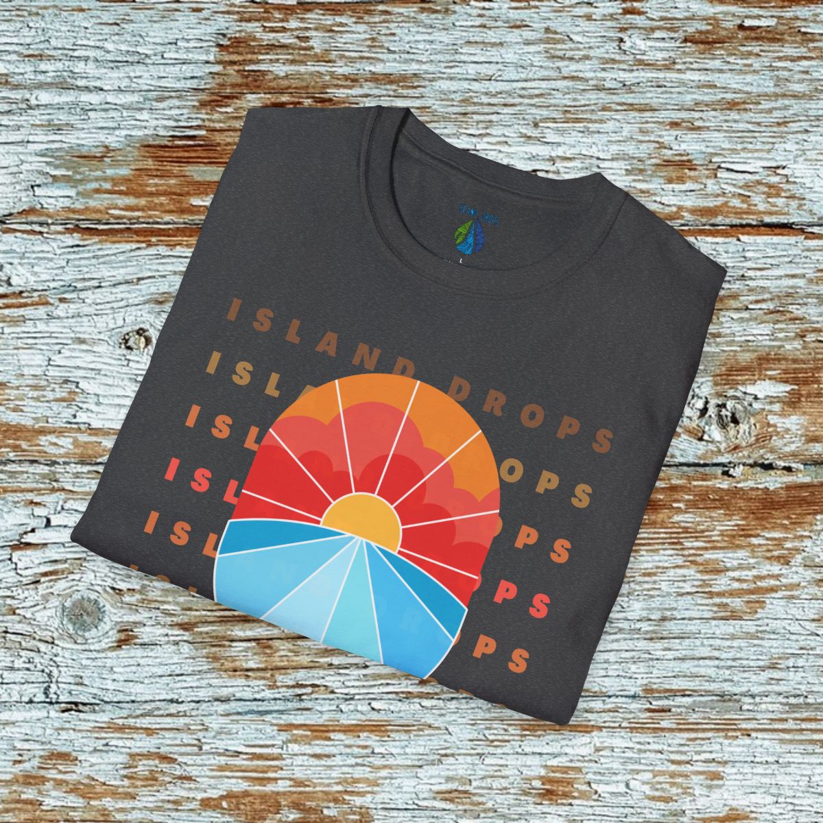 Island Drops Sunset Unisex T-Shirt