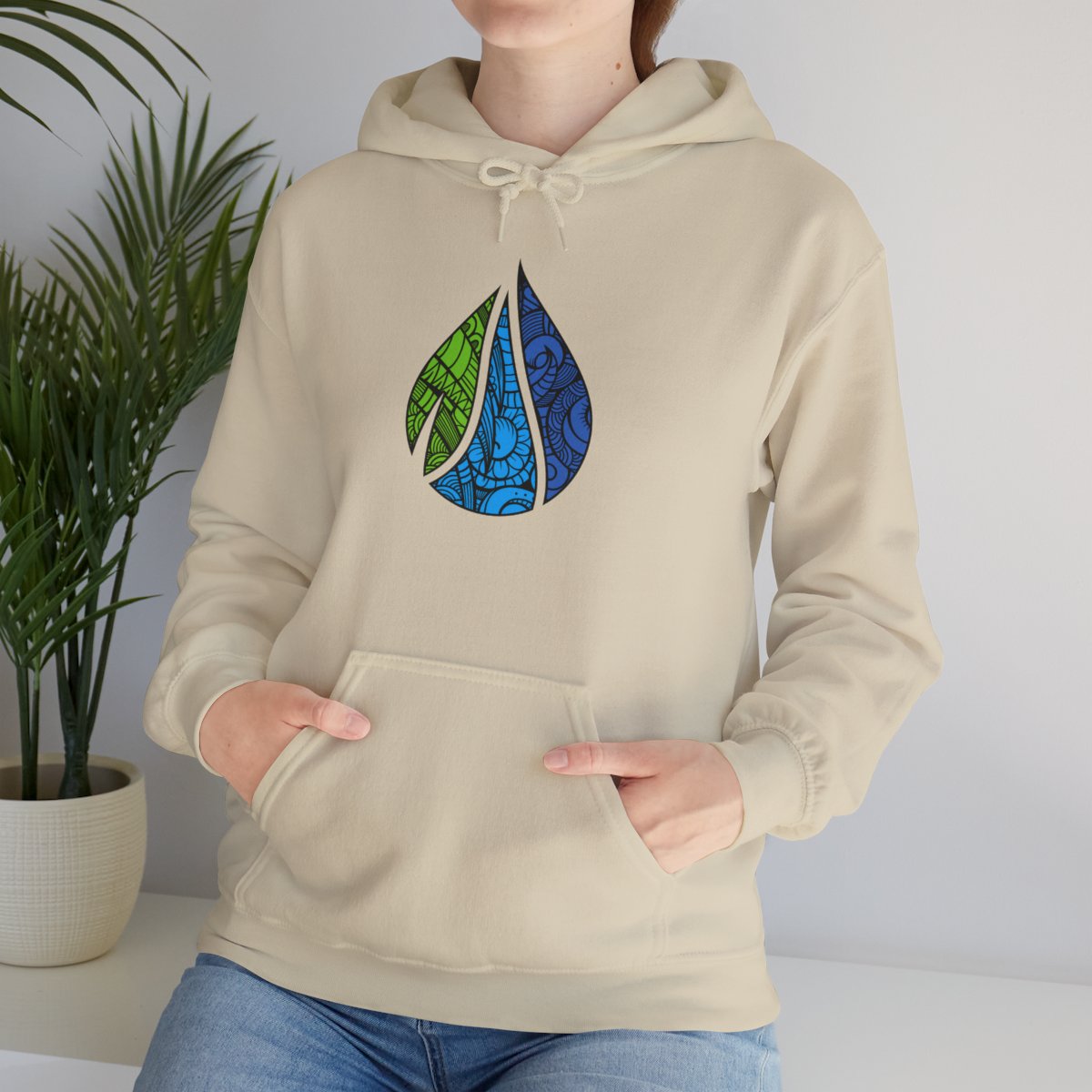 Island Drops logo Hoodie