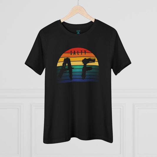 Salty AF Women's Tee - for Ocean Lovers