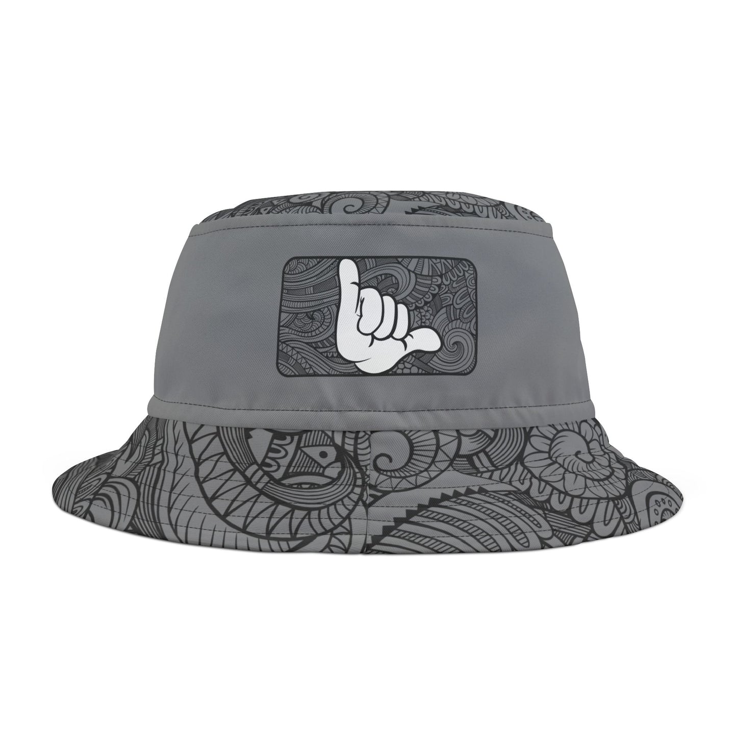 Hang Loose tribal gray Bucket Hat