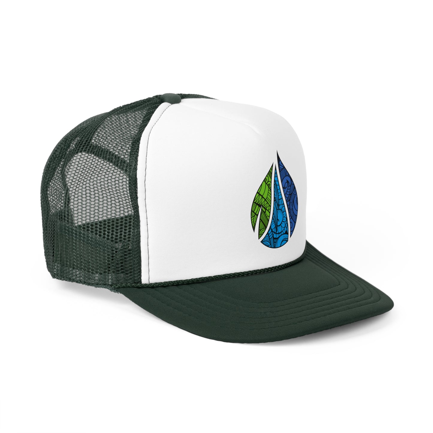 Trucker Snapback Cap  - Island Drops Logo