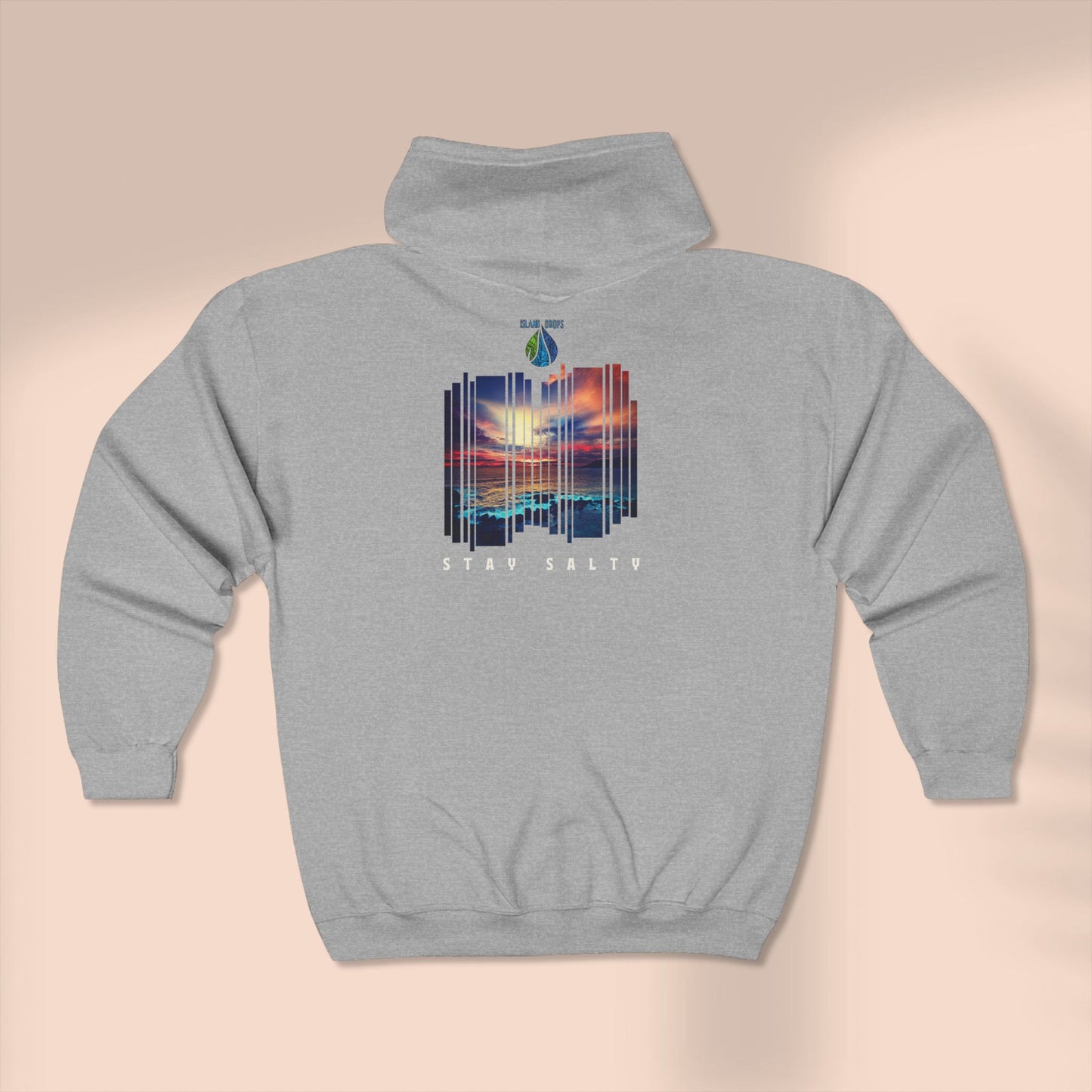 Stay Salty Sunset Full Zip Hoodie
