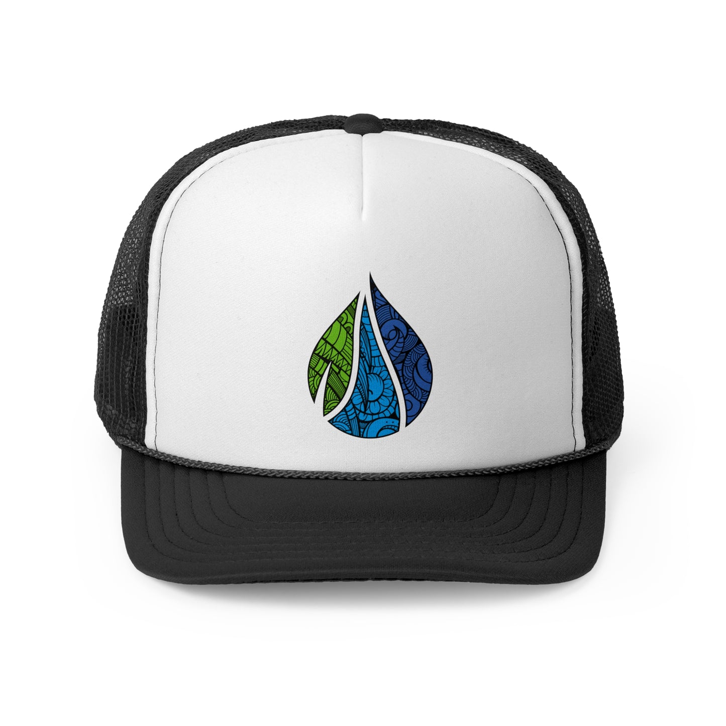 Trucker Snapback Cap  - Island Drops Logo