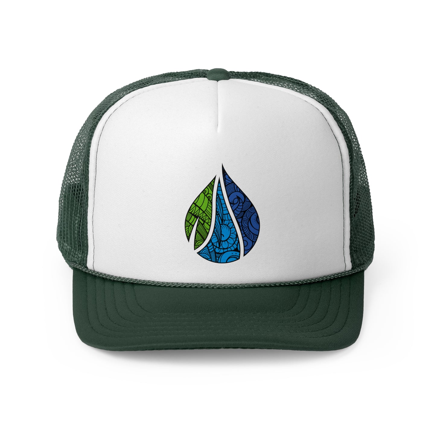 Trucker Snapback Cap  - Island Drops Logo