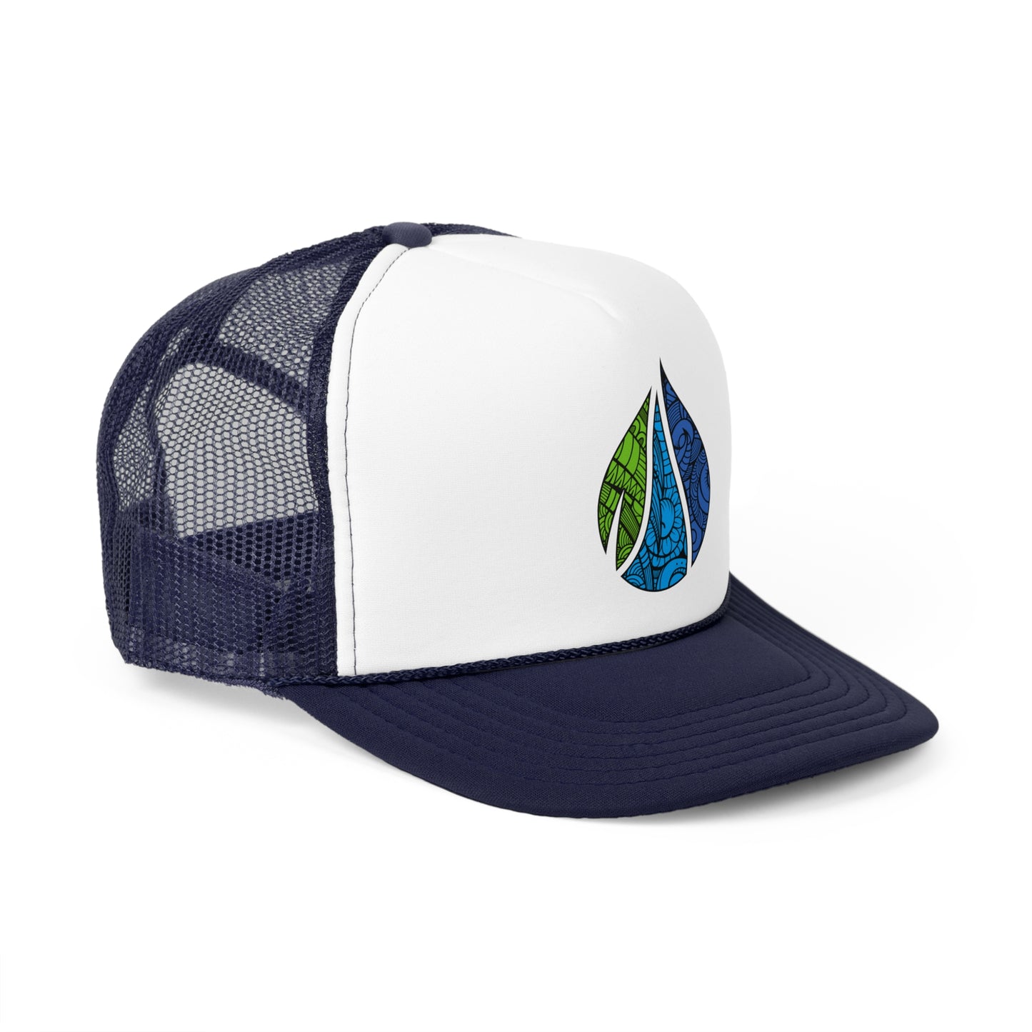 Trucker Snapback Cap  - Island Drops Logo