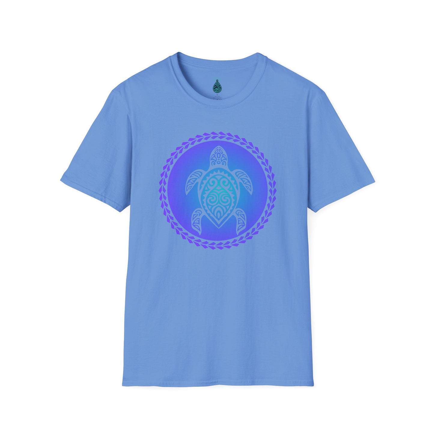 Turtle Tribal gradient T-Shirt