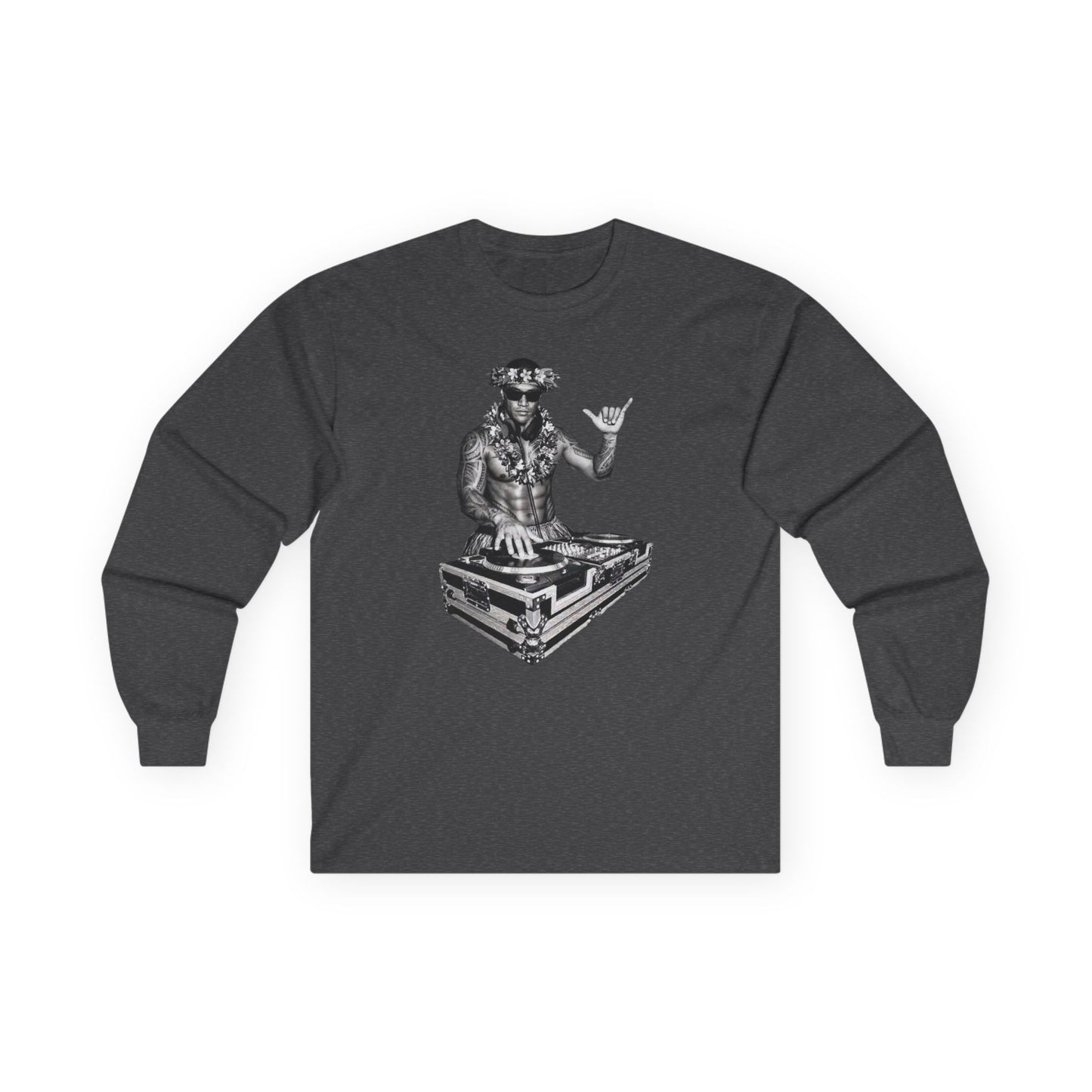 Hula DJ  Long Sleeve Tee