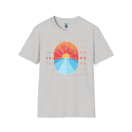 Island Drops Sunset Unisex T-Shirt