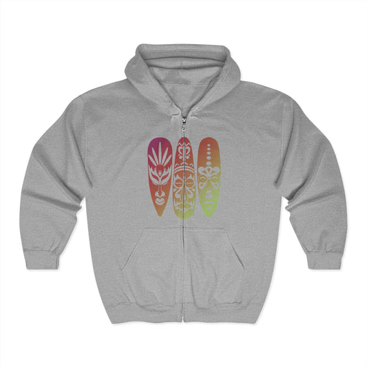 Island Masks Gradient Full Zip Hoodie