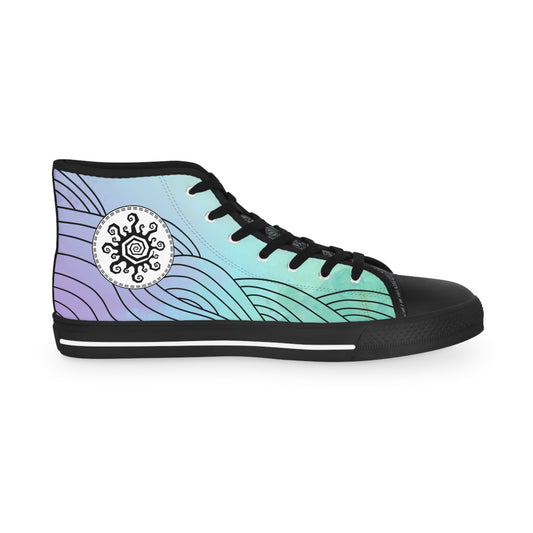 Currents High Top Sneakers Sun - Men's Watercolor
