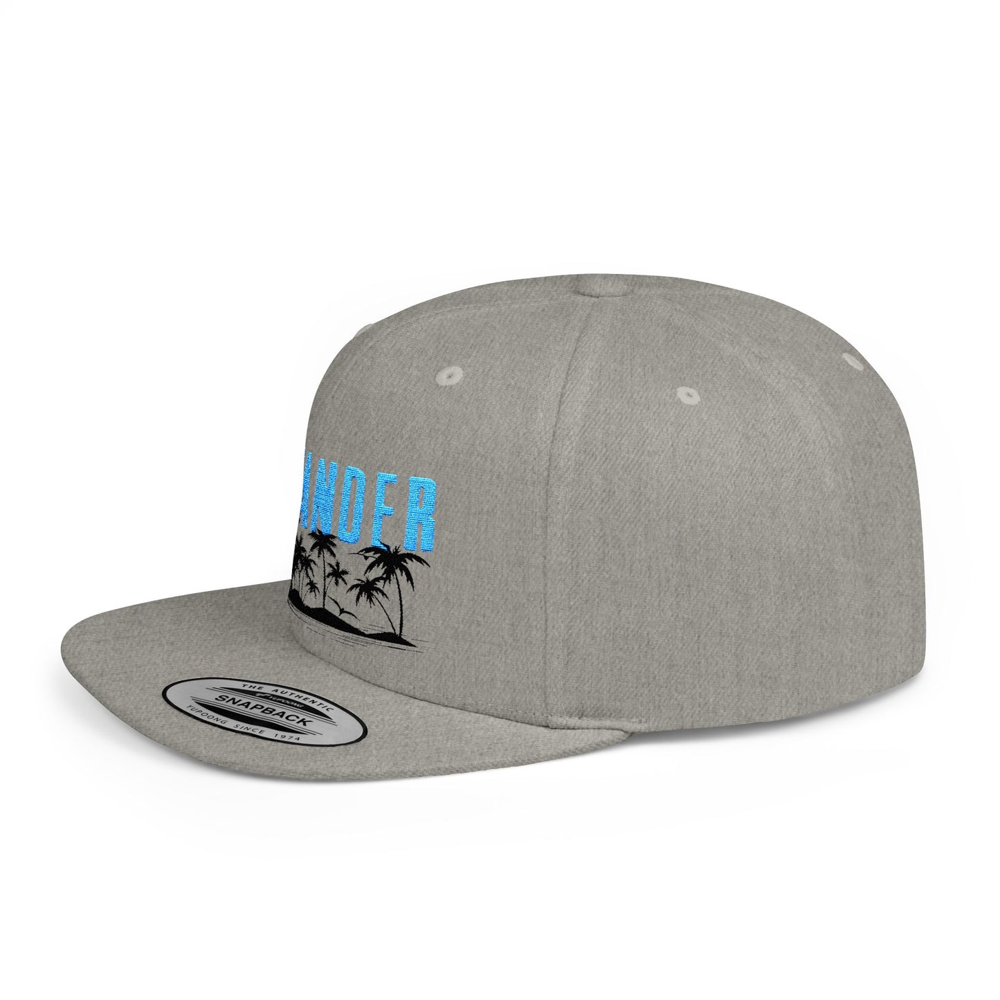 Snapback Cap - Islander Island Outline Design