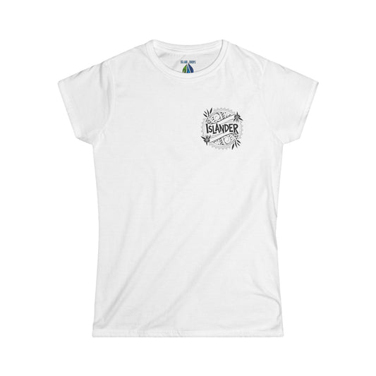 Islander Women's Tee - Tropical Vibe, Perfect for Beach Days & Casual Outings