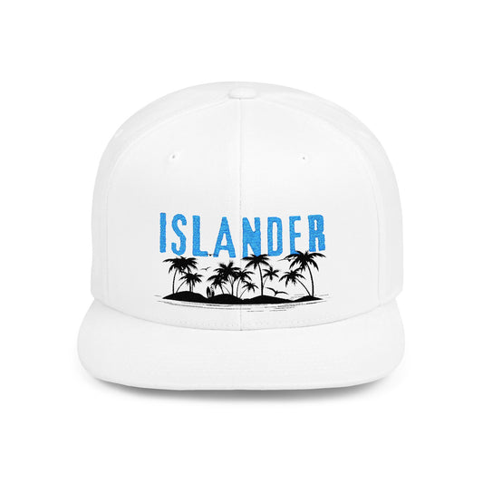 Snapback Cap - Islander Island Outline Design