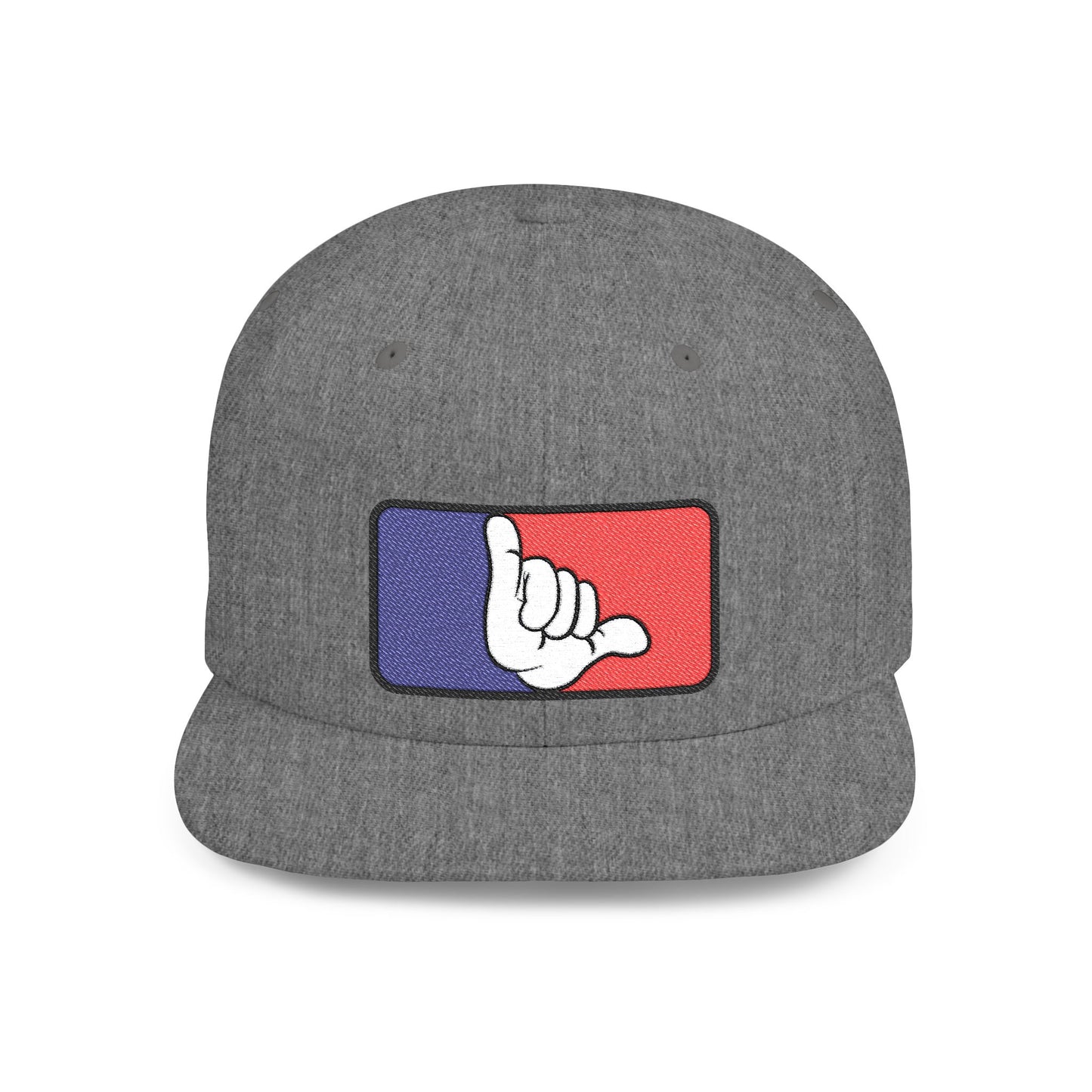 Dark gray cap with a hang loose graphic design - Island Drops hat collection | Unisex snapback cap
