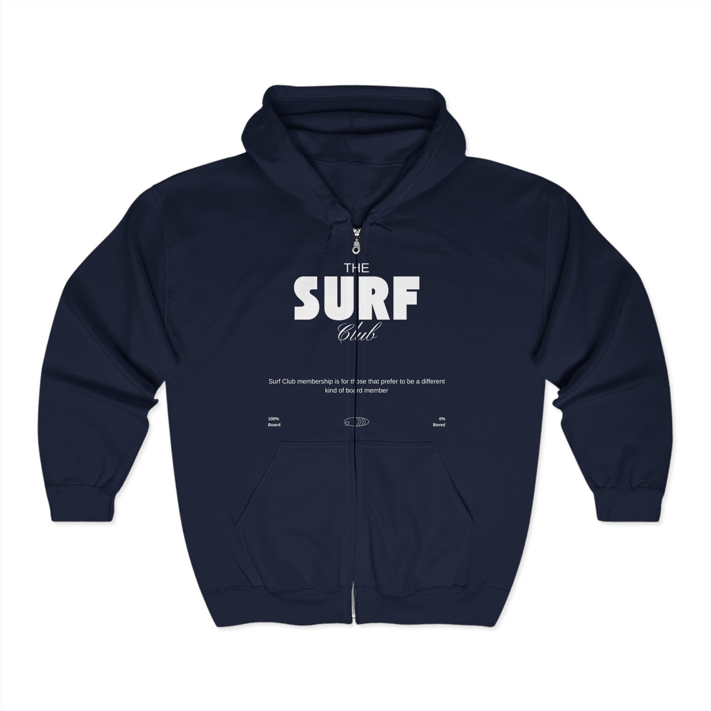 The SURF Club Full Zip Hoodie