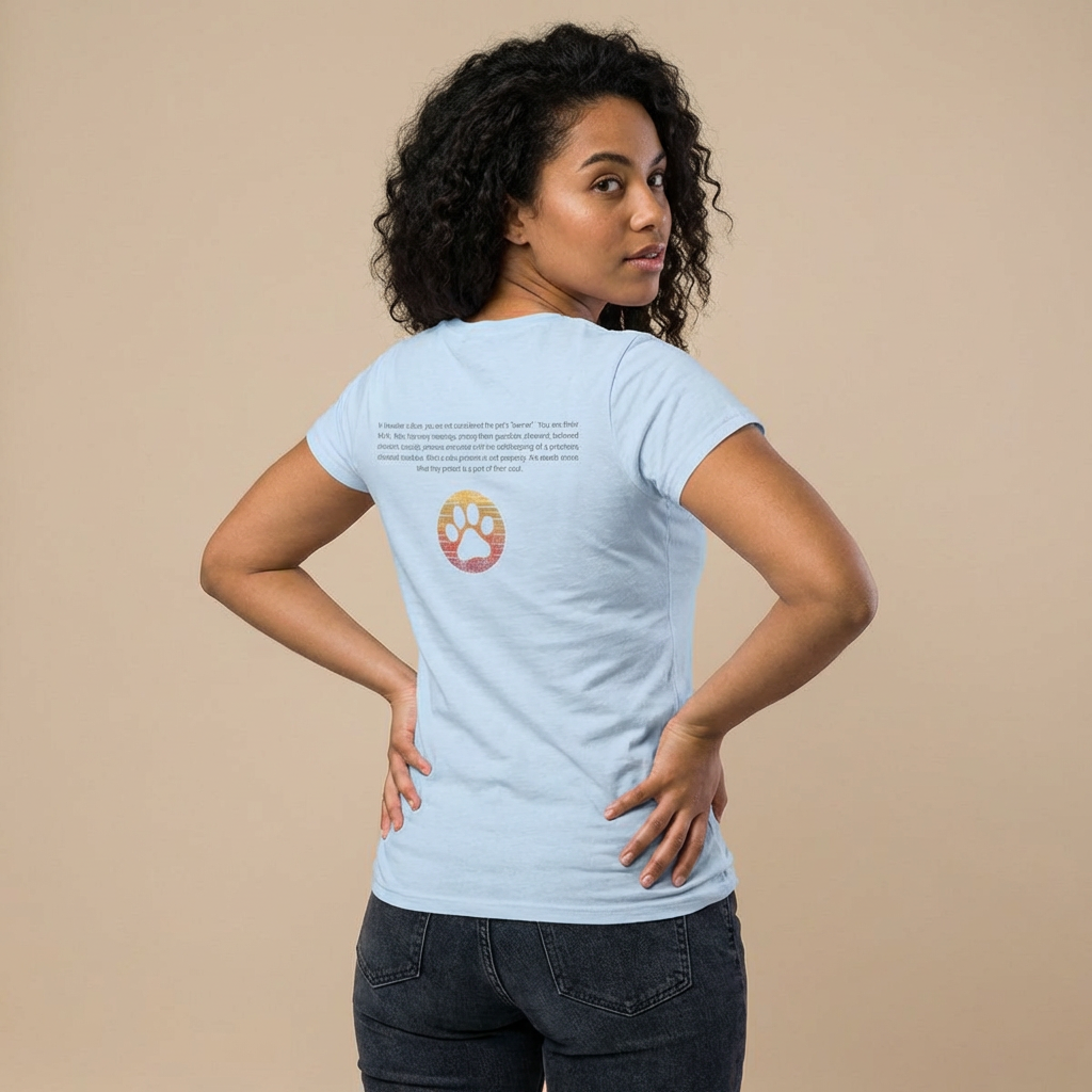 KAHU Women's Tee with back design