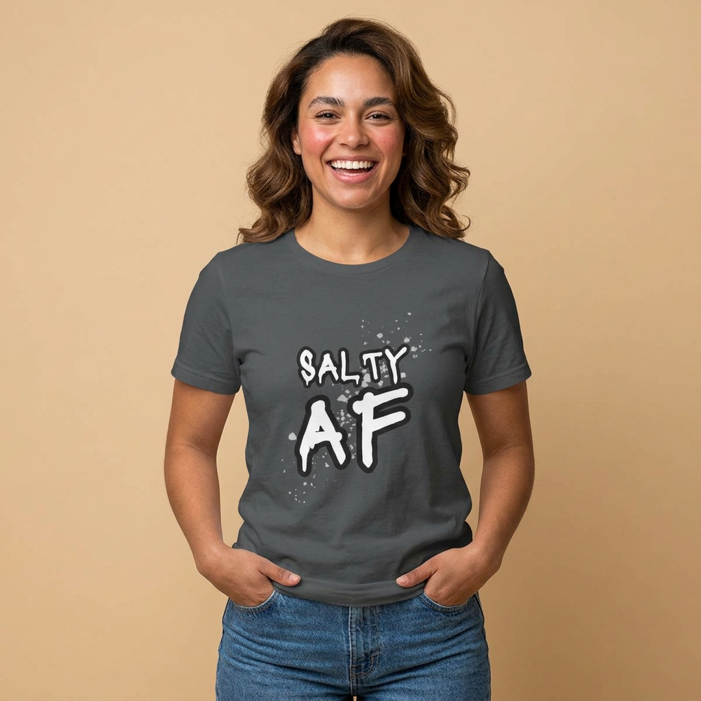 Salty AF Women's Tee - for Ocean Lovers