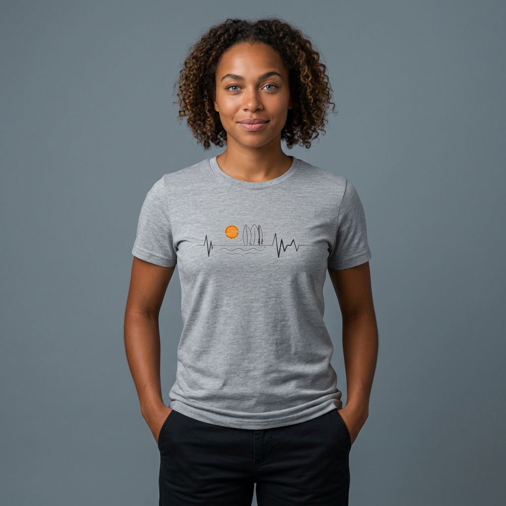 Sunset Heartbeat Women's Tee