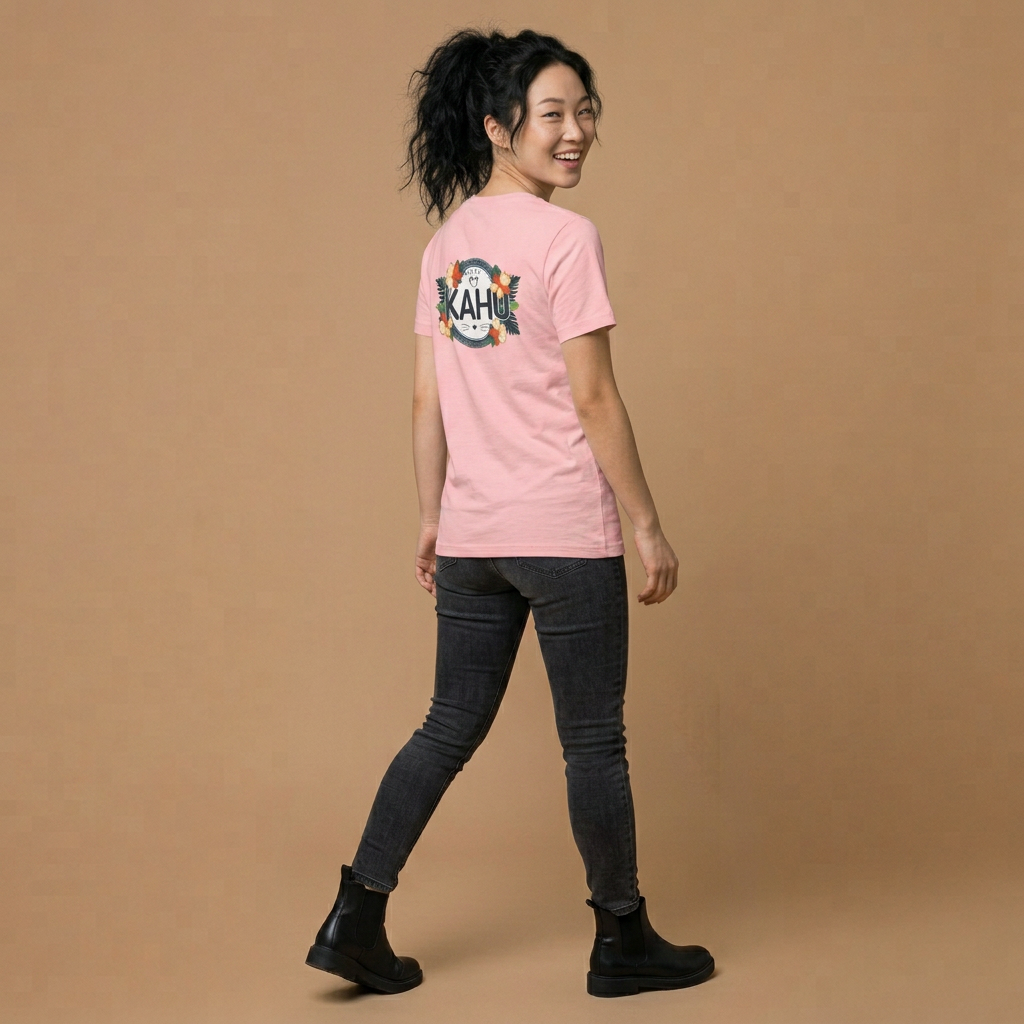 KAHU Floral Design Women's Tee