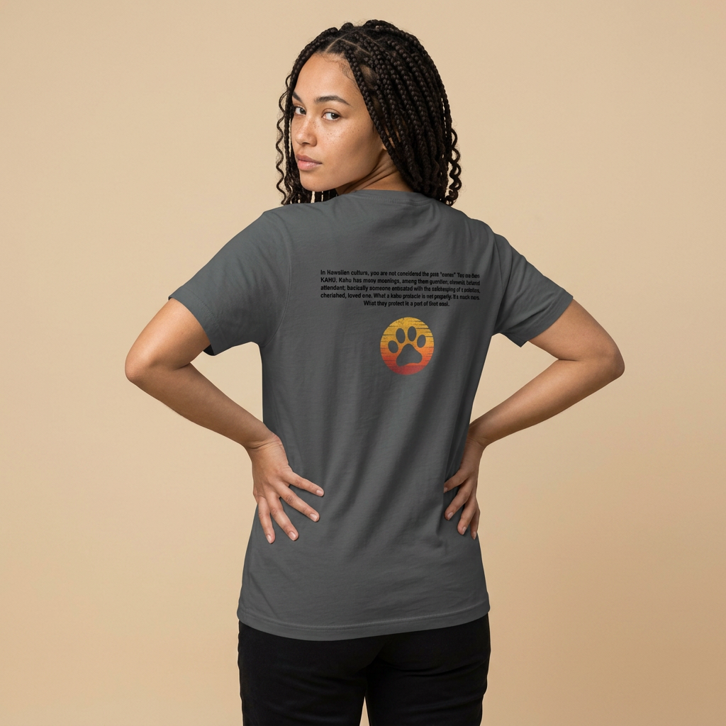 KAHU Women's Tee with back design