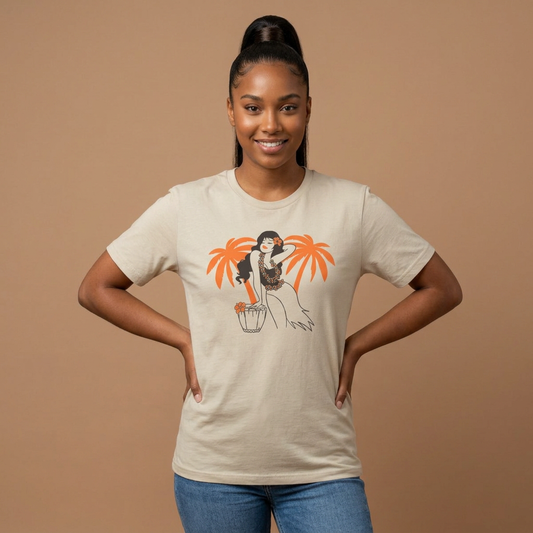 Hula Cartoon T-Shirt