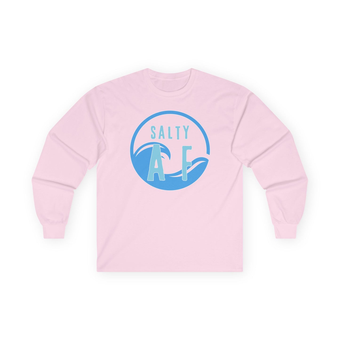 Salty AF Unisex Jersey Long Sleeve Tee - Coastal Vibes for Beach Lovers