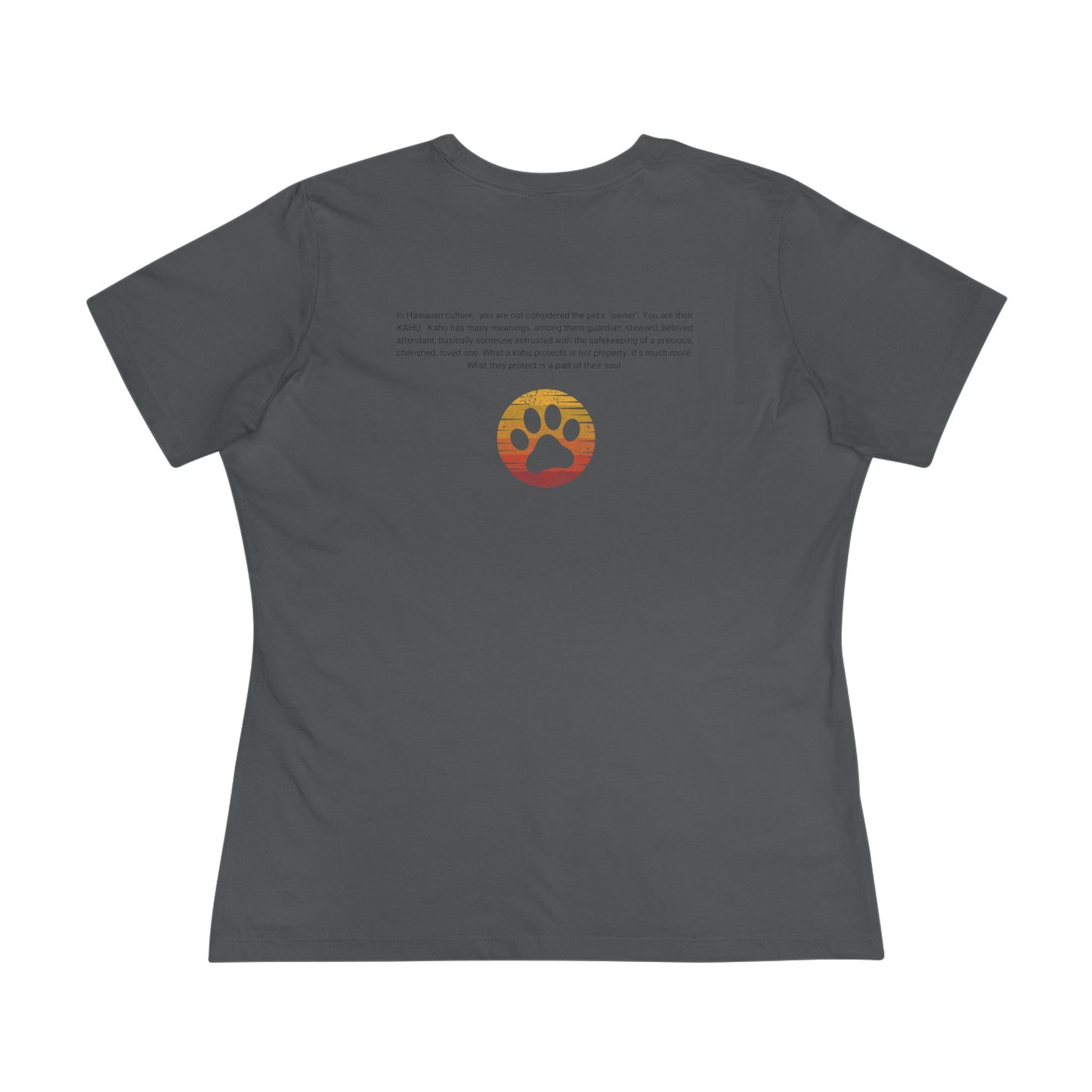 KAHU Women's Tee with back design