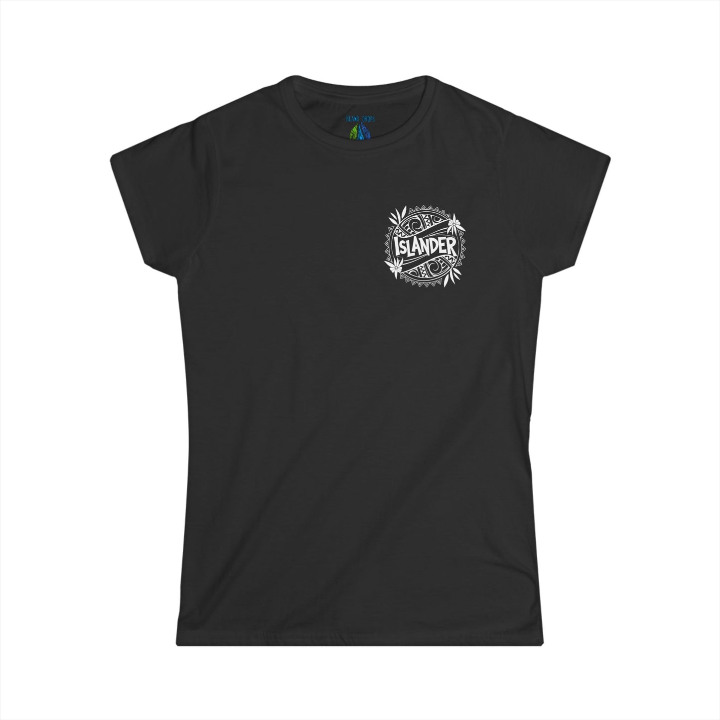 Islander Women's Tee - Tropical Vibe, Perfect for Beach Days & Casual Outings