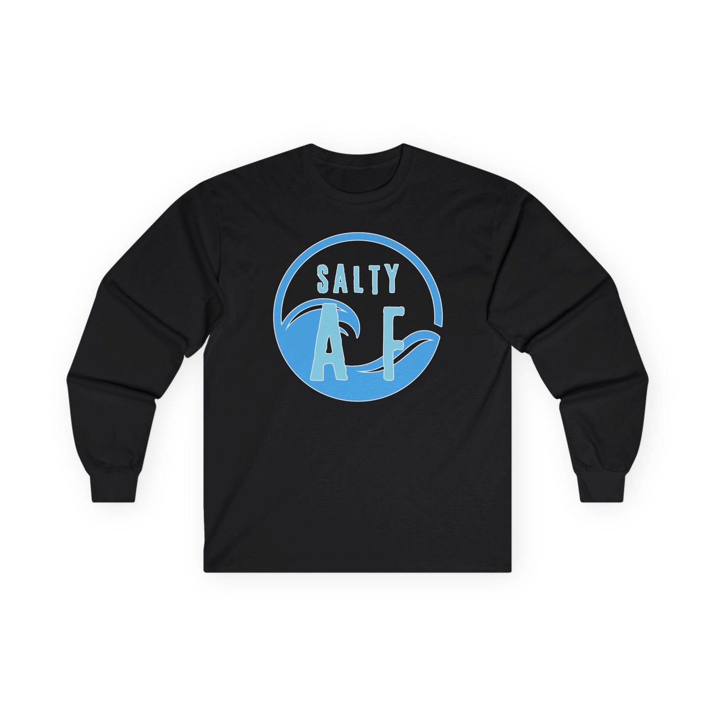 Salty AF Unisex Jersey Long Sleeve Tee - Coastal Vibes for Beach Lovers