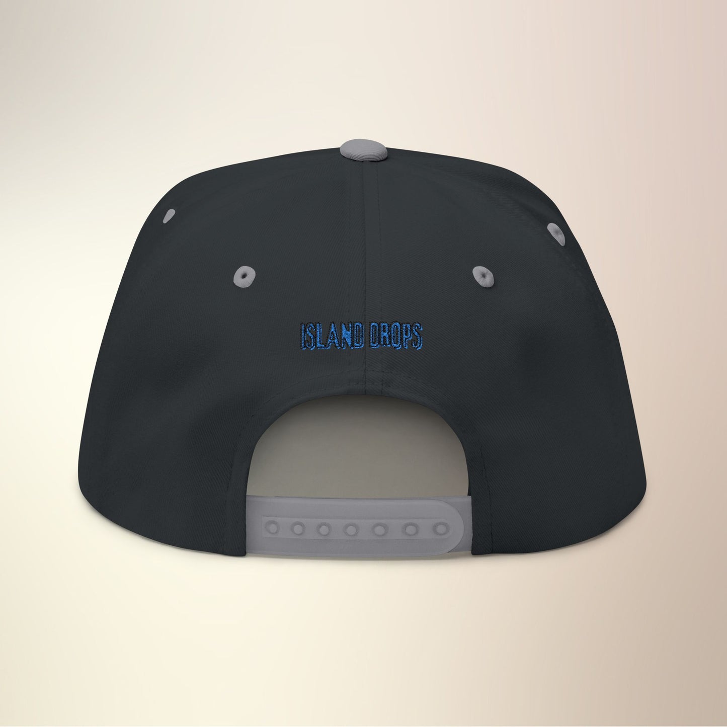 Black cap with 'ISLANDER' text and filipino flag graphic design - Island Drops hat collection | Unisex snapback caps