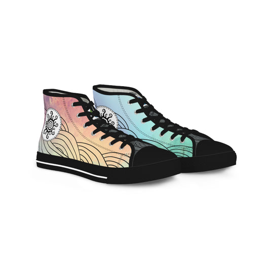 Currents High Top Sneakers Sun - Men's Watercolor