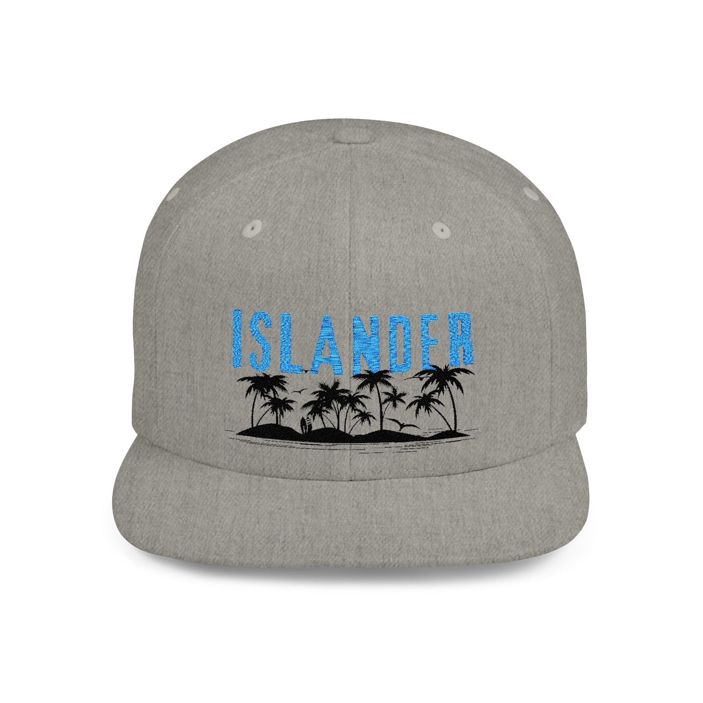 Snapback Cap - Islander Island Outline Design