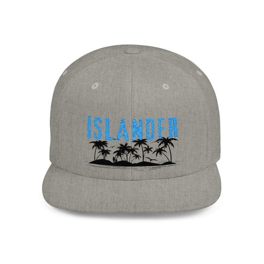 Snapback Cap - Islander Island Outline Design