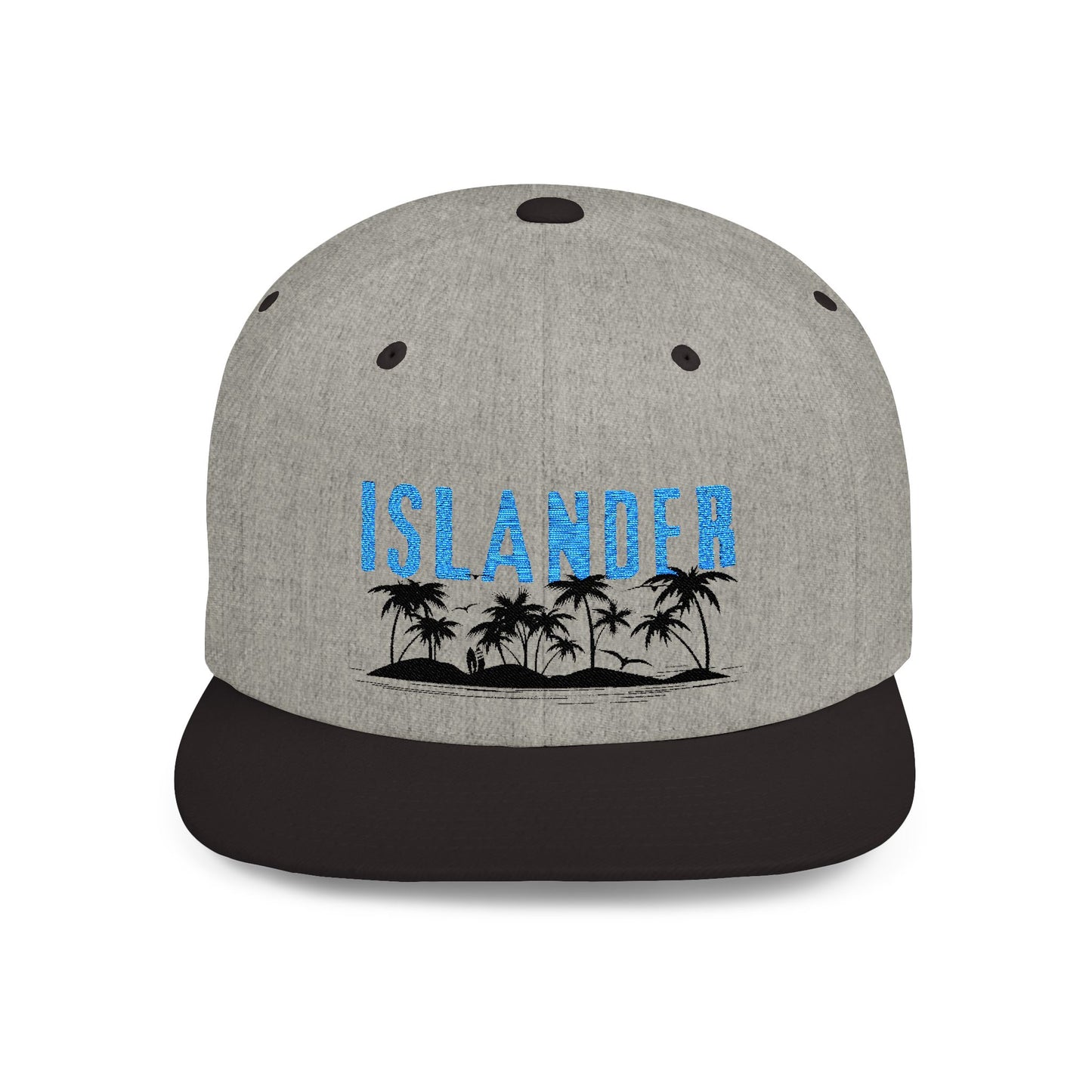 Snapback Cap - Islander Island Outline Design