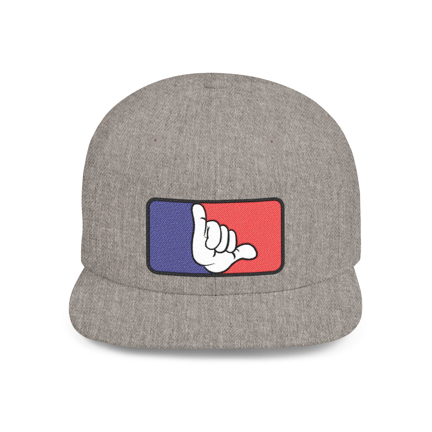 Gray cap with a hang loose graphic design - Island Drops hat collection | Unisex snapback cap