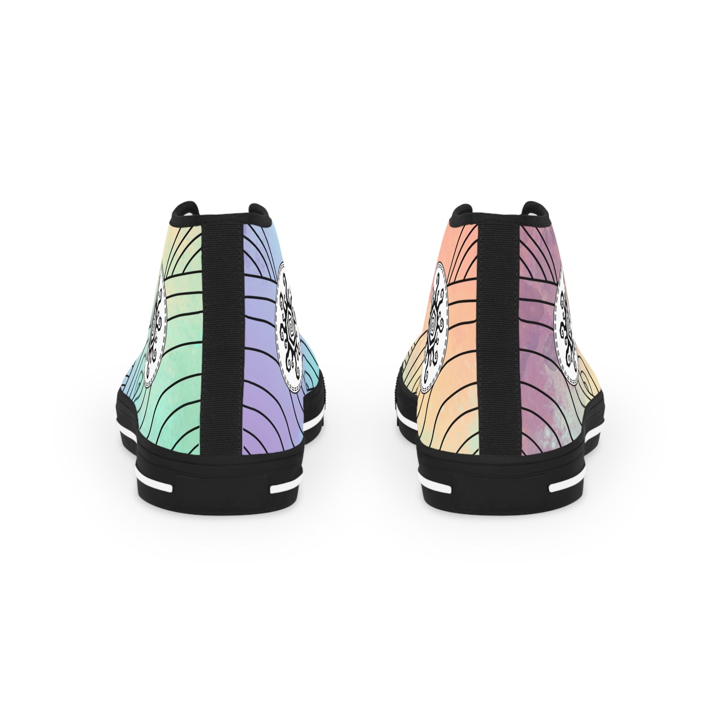 Currents High Top Sneakers Sun - Men's Watercolor