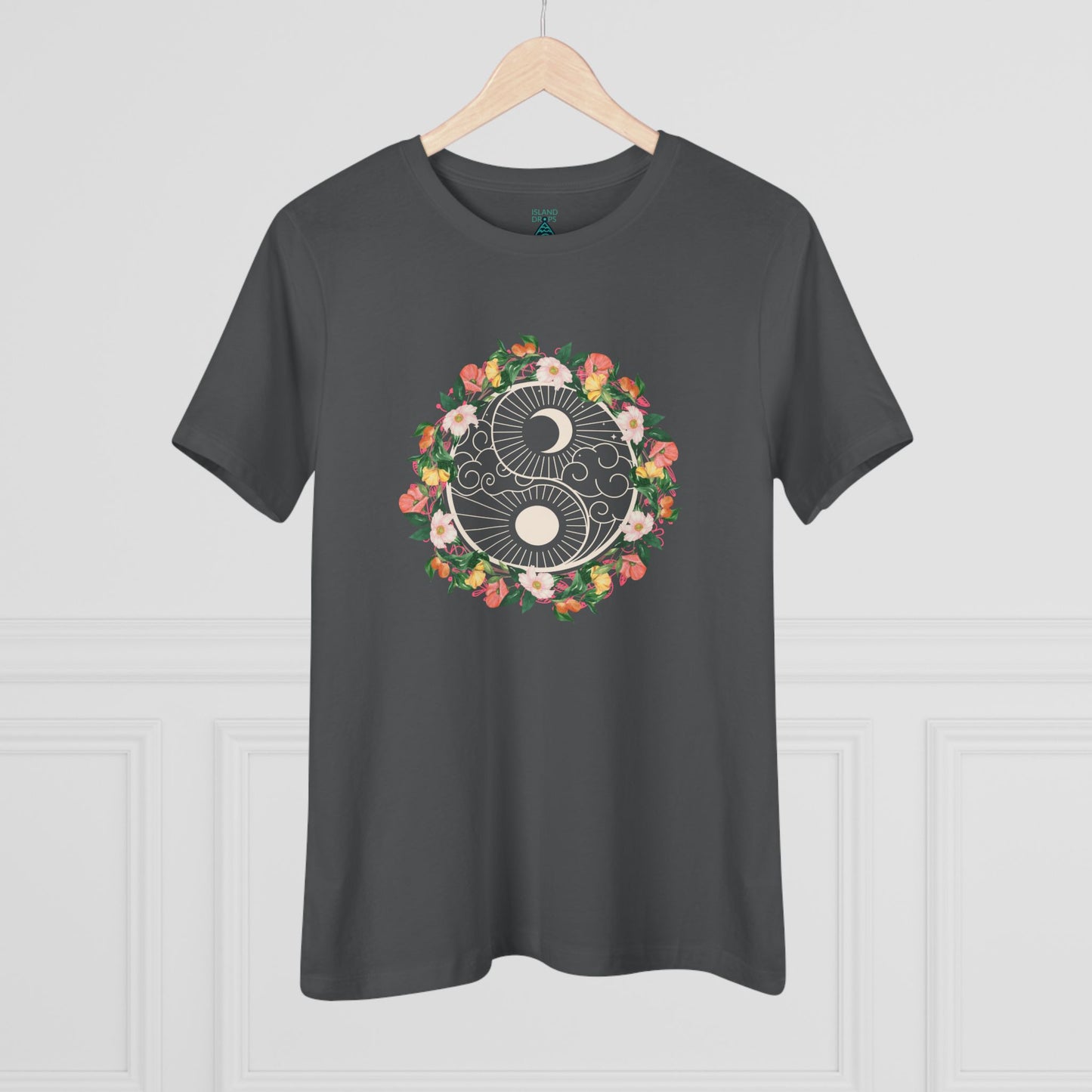 Yin Yang Floral Women's Tee