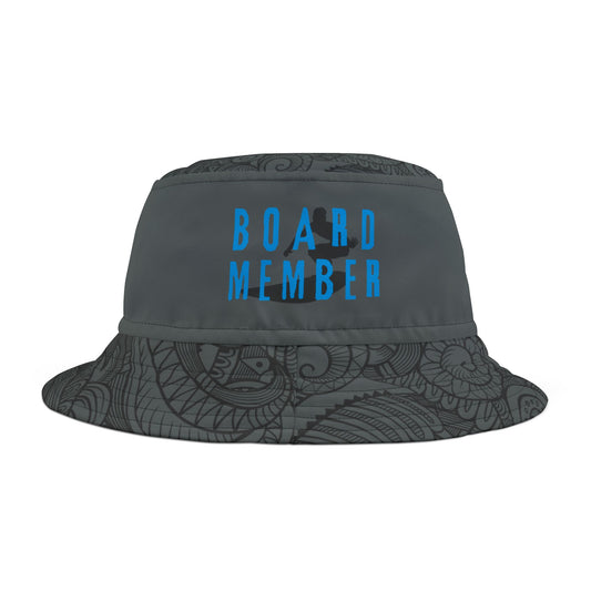 Board Member tribal gray Bucket Hat