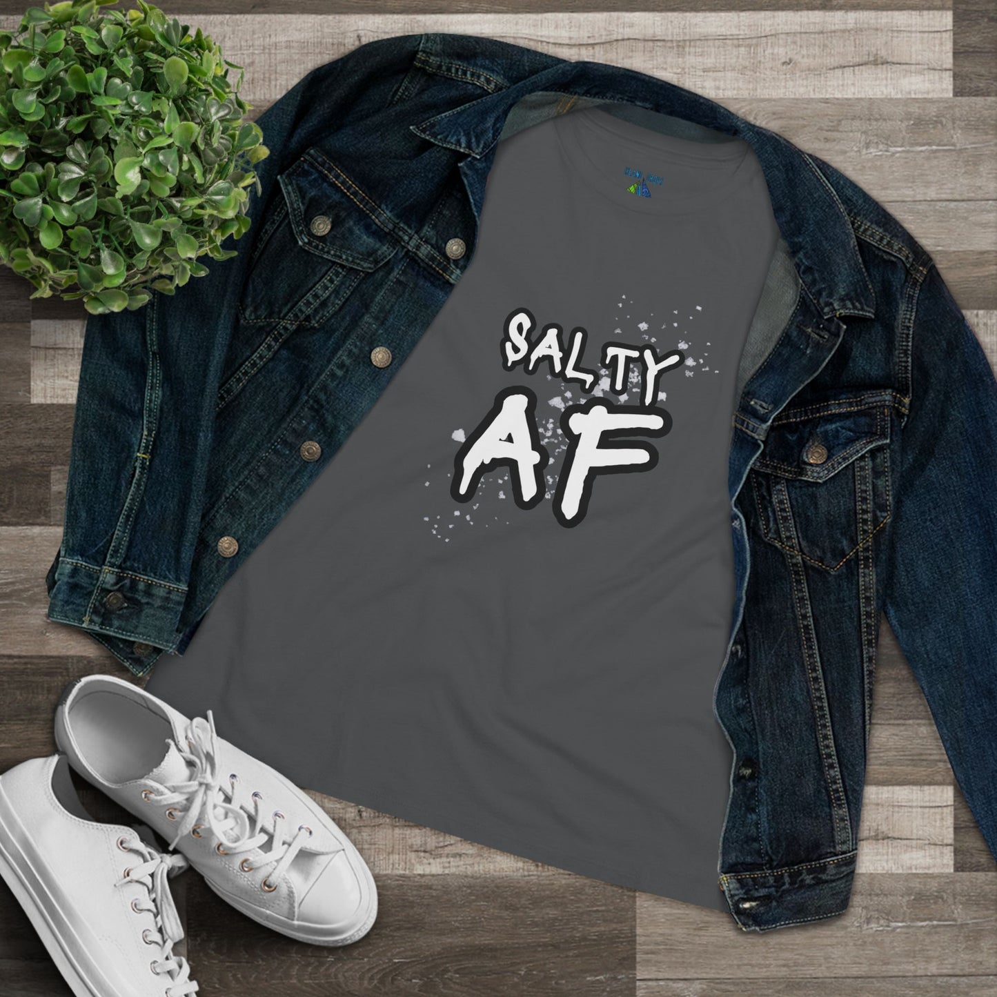 Salty AF Women's Tee - for Ocean Lovers