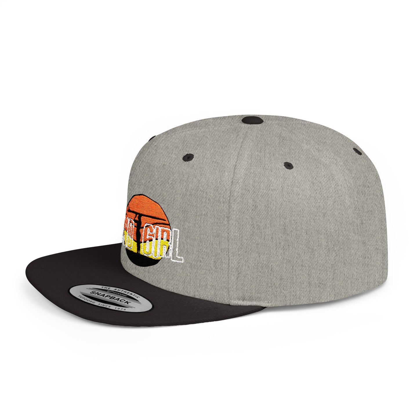 Snapback Cap -Island Girl surfer sunset