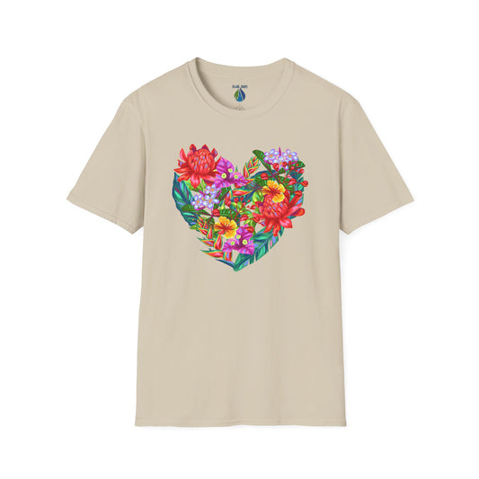 Floral Heart Unisex T-Shirt