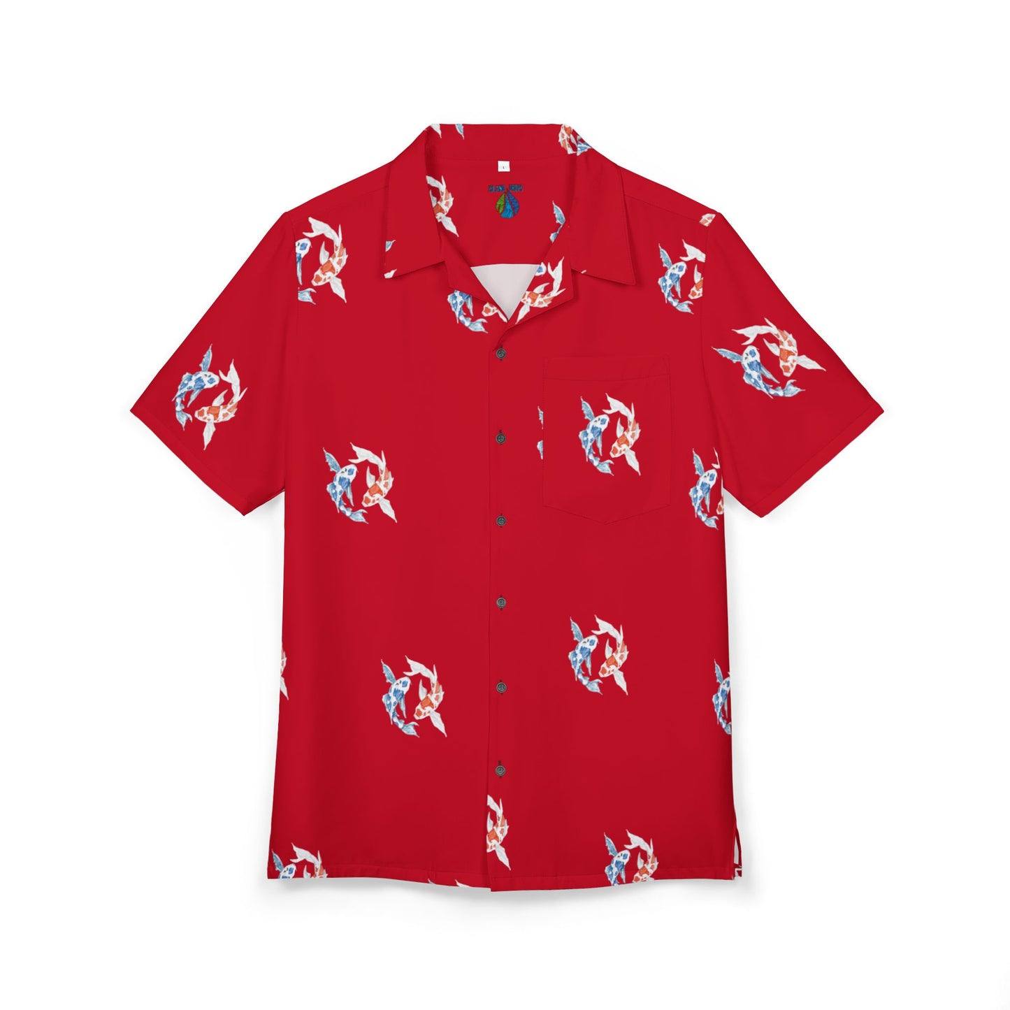 Koi Yin & Yang Button-Down Shirt