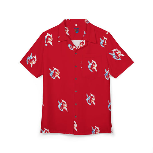 Koi Yin & Yang Button-Down Shirt